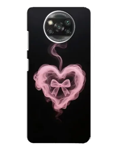 Чехол для Xiaomi POCO X3 с картинкой «Дымчатое сердце»
