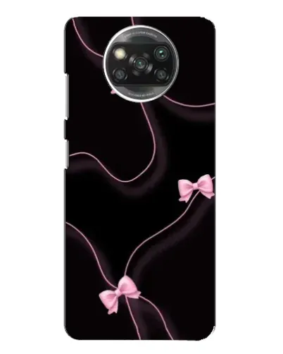 Чехол для Xiaomi POCO X3 с картинкой «Розовые ленты»