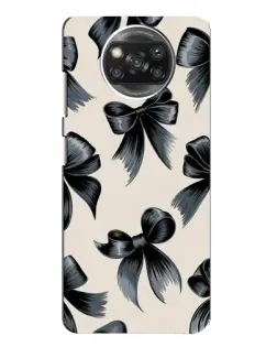 Чехол для Xiaomi POCO X3 с картинкой «Банты Coquette»