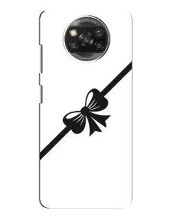 Чехол для Xiaomi POCO X3 с картинкой «Диагональный бант»