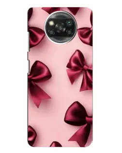 Чехол для Xiaomi POCO X3 с картинкой «Бордовый атлас»