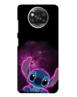 Чехол для Xiaomi POCO X3 с картинкой «Неоновый Stitch»