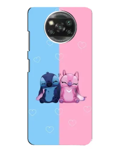 Чехол для Xiaomi POCO X3 с картинкой «Stitch и Angel Love» Чехол для Xiaomi POCO X3 с картинкой «Stitch и Angel Love»
