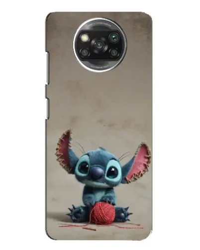 Чехол для Xiaomi POCO X3 с картинкой «Стич на коричневом фоне» Чехол для Xiaomi POCO X3 с картинкой «Стич на коричневом фоне»