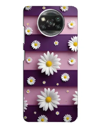 Чехол для Xiaomi POCO X3 с картинкой «Ромашки на фиолетовом» Чехол для Xiaomi POCO X3 с картинкой «Ромашки на фиолетовом»