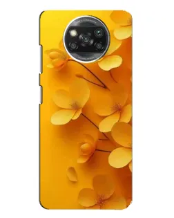 Чохол для Xiaomi POCO X3 з картинкою «Золоті пелюстки» Чохол для Xiaomi POCO X3 з картинкою «Золоті пелюстки»