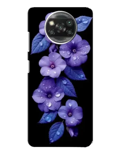 Чехол для Xiaomi POCO X3 с картинкой «Фиолетовые цветы с росою» Чехол для Xiaomi POCO X3 с картинкой «Фиолетовые цветы с росою»