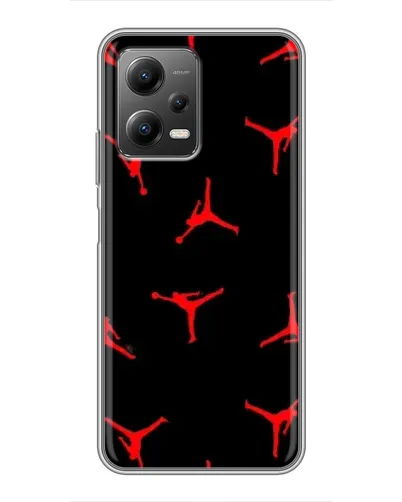 Чехол для Xiaomi POCO X5 (5G) с картинкой «Jordan Red Pattern» Чехол для Xiaomi POCO X5 (5G) с картинкой «Jordan Red Pattern»
