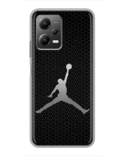 Чехол для Xiaomi POCO X5 (5G) с картинкой «Jordan Dark Carbon»