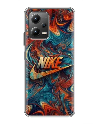 Чехол для Xiaomi POCO X5 (5G) с картинкой «Nike в абстракции» Чехол для Xiaomi POCO X5 (5G) с картинкой «Nike в абстракции»