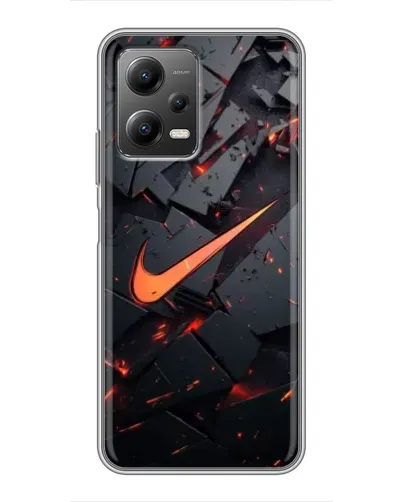 Чехол для Xiaomi POCO X5 (5G) с картинкой «Nike — эффект разломов» Чехол для Xiaomi POCO X5 (5G) с картинкой «Nike — эффект разломов»