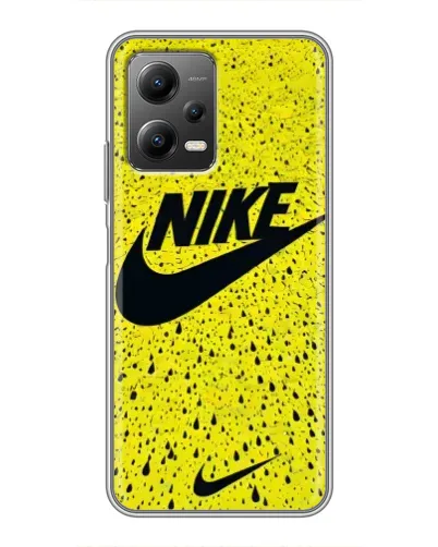 Чехол для Xiaomi POCO X5 (5G) с картинкой «Желтый текстурный Nike» Чехол для Xiaomi POCO X5 (5G) с картинкой «Желтый текстурный Nike»