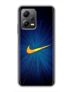 Чохол для Xiaomi POCO X5 (5G) з картинкою «Синій пульс Nike» Чохол для Xiaomi POCO X5 (5G) з картинкою «Синій пульс Nike»
