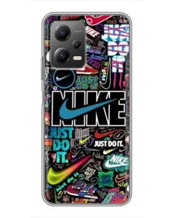 Чохол для Xiaomi POCO X5 (5G) з картинкою «Яскравий колаж Nike» Чохол для Xiaomi POCO X5 (5G) з картинкою «Яскравий колаж Nike»