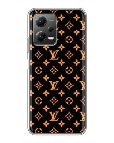Чехол для Xiaomi POCO X5 (5G) с картинкой «Золотая монограмма LV» Чехол для Xiaomi POCO X5 (5G) с картинкой «Золотая монограмма LV»