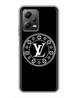Чехол для Xiaomi POCO X5 (5G) с картинкой «LV — печать стиля»