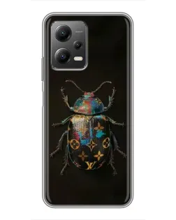 Чехол для Xiaomi POCO X5 (5G) с картинкой «LV — мраморный принт»