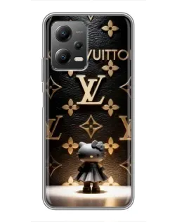 Чехол для Xiaomi POCO X5 (5G) с картинкой «Монограмма с фигурой»