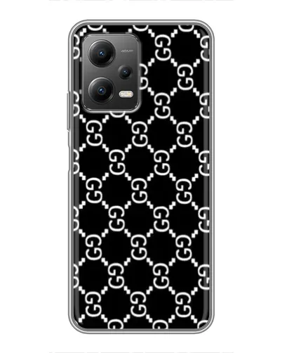 Чехол для Xiaomi POCO X5 (5G) с картинкой «Gucci — сетчатый паттерн»