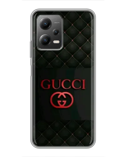 Чехол для Xiaomi POCO X5 (5G) с картинкой «Gucci — стеганый черный»
