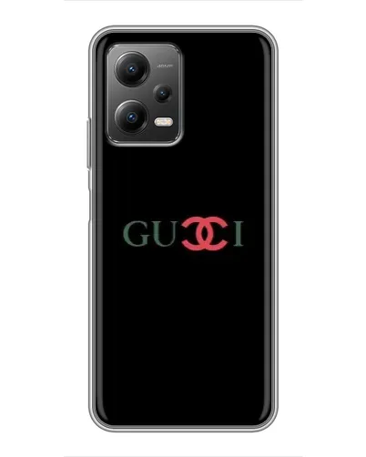 Чехол для Xiaomi POCO X5 (5G) с картинкой «Gucci — красный градиент»