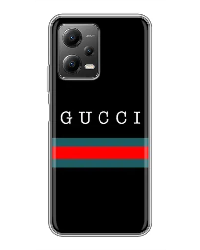 Чехол для Xiaomi POCO X5 (5G) с картинкой «Gucci — красный пояс»