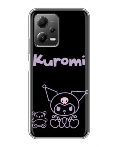 Чехол для Xiaomi POCO X5 (5G) с картинкой «Kuromi — черный минимализм» Чехол для Xiaomi POCO X5 (5G) с картинкой «Kuromi — черный минимализм»