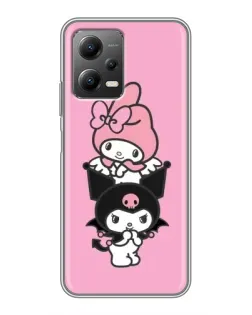 Чехол для Xiaomi POCO X5 (5G) с картинкой «My Melody и Kuromi» Чехол для Xiaomi POCO X5 (5G) с картинкой «My Melody и Kuromi»