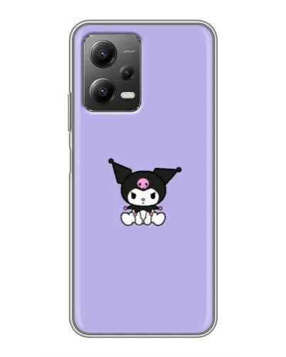 Чехол для Xiaomi POCO X5 (5G) с картинкой «Kuromi — фиолетовый минимализм» Чехол для Xiaomi POCO X5 (5G) с картинкой «Kuromi — фиолетовый минимализм»