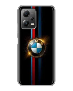 Чехол для Xiaomi POCO X5 (5G) с картинкой «BMW M-Power неон»