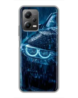 Чохол для Xiaomi POCO X5 (5G) з картинкою «BMW під дощем»