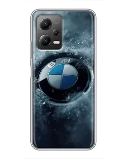 Чохол для Xiaomi POCO X5 (5G) з картинкою «Логотип BMW — лід»