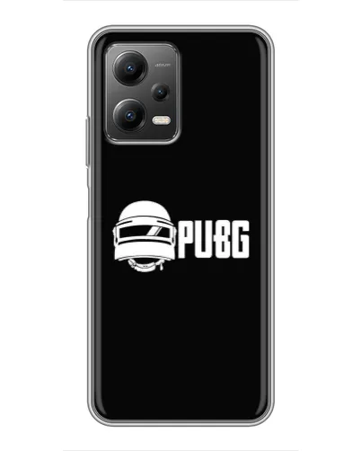 Чехол для Xiaomi POCO X5 (5G) с картинкой «PUBG — классический лого»