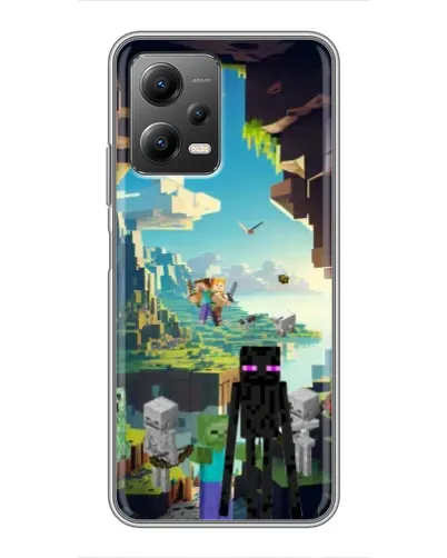 Чехол для Xiaomi POCO X5 (5G) с картинкой «Эндермен в лесу» Чехол для Xiaomi POCO X5 (5G) с картинкой «Эндермен в лесу»