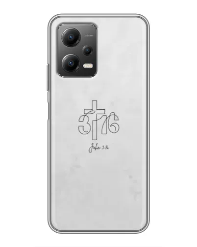 Чехол для Xiaomi POCO X5 (5G) с картинкой «Иоанна 3:16 Крест» Чехол для Xiaomi POCO X5 (5G) с картинкой «Иоанна 3:16 Крест»