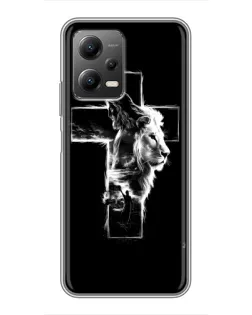 Чохол для Xiaomi POCO X5 (5G) з картинкою «Сяючий хрест Jesus»