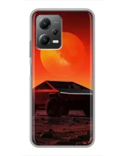 Чехол для Xiaomi POCO X5 (5G) с картинкой «Cybertruck на Марсе» Чехол для Xiaomi POCO X5 (5G) с картинкой «Cybertruck на Марсе»