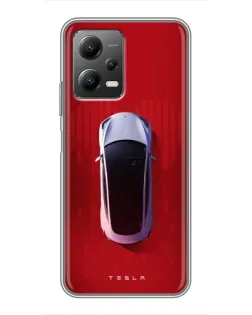 Чехол для Xiaomi POCO X5 (5G) с картинкой «Tesla Top View» Чехол для Xiaomi POCO X5 (5G) с картинкой «Tesla Top View»