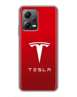 Чехол для Xiaomi POCO X5 (5G) с картинкой «Tesla Red Classic» Чехол для Xiaomi POCO X5 (5G) с картинкой «Tesla Red Classic»