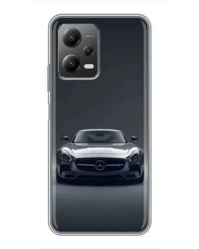 Чехол для Xiaomi POCO X5 (5G) с картинкой «Mercedes на черном» Чехол для Xiaomi POCO X5 (5G) с картинкой «Mercedes на черном»