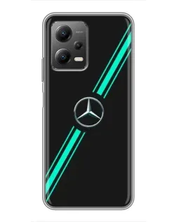 Чохол для Xiaomi POCO X5 (5G) з картинкою «Спортивні лінії Mercedes»