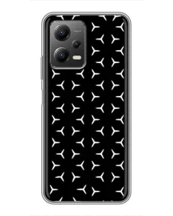 Чохол для Xiaomi POCO X5 (5G) з картинкою «Mercedes паттерн зірок»