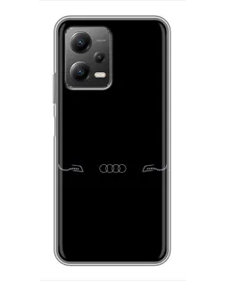 Чехол для Xiaomi POCO X5 (5G) с картинкой «Audi — световой подпись» Чехол для Xiaomi POCO X5 (5G) с картинкой «Audi — световой подпись»