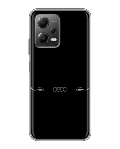Чехол для Xiaomi POCO X5 (5G) с картинкой «Audi — световой подпись»