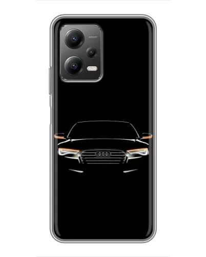 Чехол для Xiaomi POCO X5 (5G) с картинкой «Audi — ночной контур»