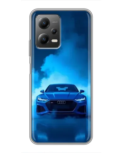 Чехол для Xiaomi POCO X5 (5G) с картинкой «Audi — голубая энергия»