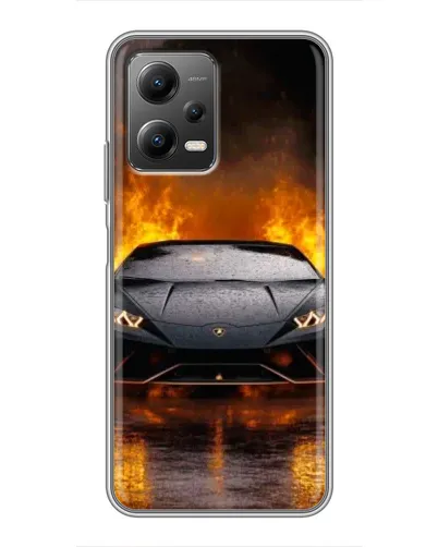 Чехол для Xiaomi POCO X5 (5G) с картинкой «Lamborghini в огне» Чехол для Xiaomi POCO X5 (5G) с картинкой «Lamborghini в огне»