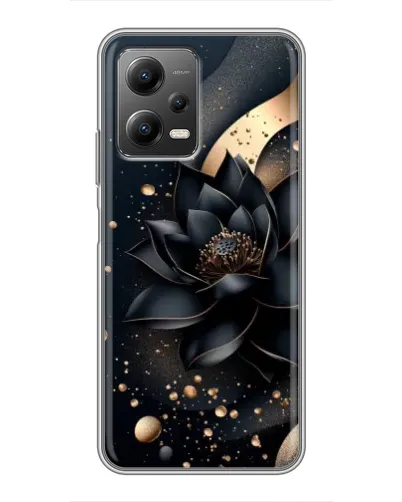 Чехол для Xiaomi POCO X5 (5G) с картинкой «Черный лотос»