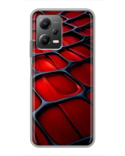 Чехол для Xiaomi POCO X5 (5G) с картинкой «Красная глянцевая сетка» Чехол для Xiaomi POCO X5 (5G) с картинкой «Красная глянцевая сетка»