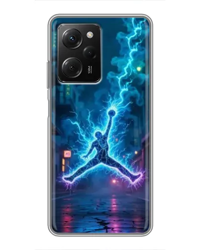 Чехол для Xiaomi POCO X5 Pro (5G) с картинкой «Jordan Gold Jumpman»